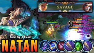 Auto SAVAGE!! OP Natan with this Item (PLEASE TRY) - Build Top 1 Global Natan ~ MLBB