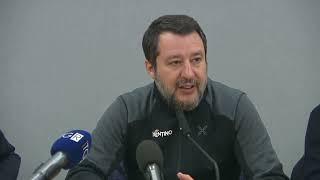 MATTEO SALVINI IN CONFERENZA STAMPA PER LA PROVINCIA AUTONOMA DI TRENTO