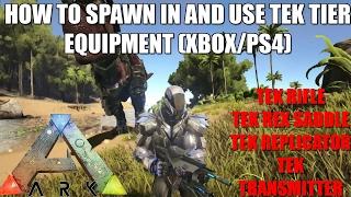 ARK: HOW TO SPAWN IN TEK TIER EQUIPMENT/TEKGRAMS AND MORE ON CONSOLE! - (XBOX/PS4)