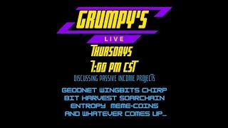 Grumpy's Thursday Live Stream Week in crypto