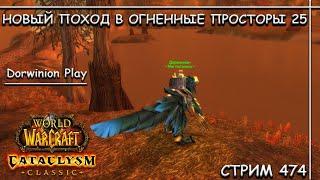 НОВЫЙ ПОХОД В ОГНЕННЫЕ ПРОСТОРЫ 25  СТРИМ 474  WOW CATACLYSM  WORLD OF WARCRAFT CLASSIC