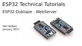 ESP32 Technical Tutorials: ESP32 Duktape   WebServer