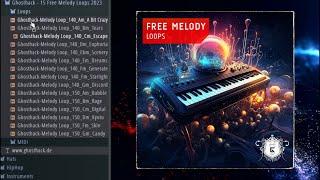 NEW Melody Loops || Free sample pack || Loops BY GHOSTHACK