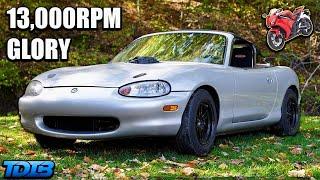 Honda CBR 1000RR Swapped Mazda Miata is Terrifying