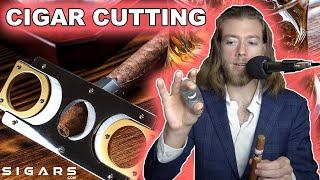 How To Cut A Cigar With A Guillotine Cutter