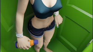 [Giantess/Breast Expansion] - Giantess Growth Girl Magic Sunscreen Animation - Cloth Version