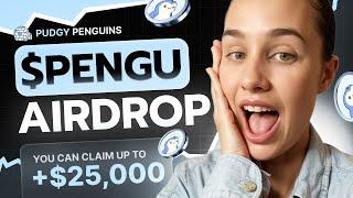 Pengu Coin | Crypto Solana Airdrop | Earn up to $25,000