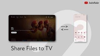 How to share files between Android TV & Phone | Google TV | @Andro_Radar