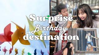 I planned his birthday trip at the airport | Challenge accepted!