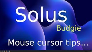 Solus - Budgie - Tips on installing additional Mouse cursors.