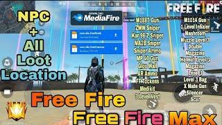 After Update|  Freefire + Freefire Max + NPC Name  Config File  | All Loot Location