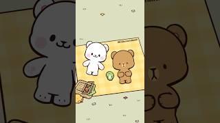 Enjoy~ #shorts #milkmocha #milkandmocha #milkmochabear #bears #animation #cuteanimation