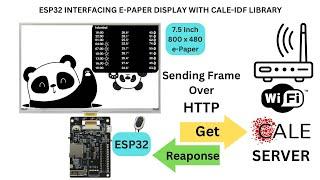 ESP32 Lilygo T5 Board  e-Paper Interface with Cale IDF