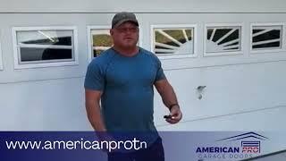 New garage door opener testimonial [American Pro Garage Doors]