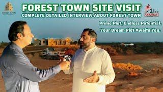 Forest Town site visit by Akaraat talagang team (IMRAN KARIM & FAROOQ AWAN)