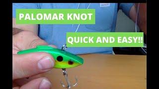 HOW TO TIE A PALOMAR KNOT: The EASIEST and STRONGEST KNOT in fishing!!!