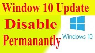 windows 10 update disabled permanently