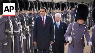 King Charles III welcomes Qatar's Sheikh Tamim bin Hamad Al Thani for UK visit