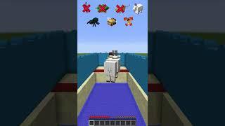 Squid Game Door Trap vs Different Mobs #meme #shorts #minecraft