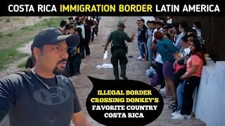 ILLEGAL BORDER CROSSING DONKEY'S FAVORITE COUNTRY COSTA RICA   || Indian in Latin America