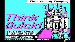 Think Quick! gameplay (PC Game, 1987)