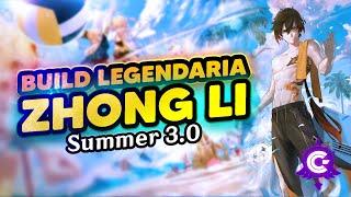 BUILD LEGENDARIA de ZHONG LI  Support y SUB-DPS - Genshin Impact