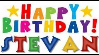 Happy Birthday Stevan