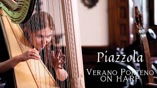 Amelia Tokarska harpist plays Astor Piazzolla – „Verano Porteño” (LIVE)