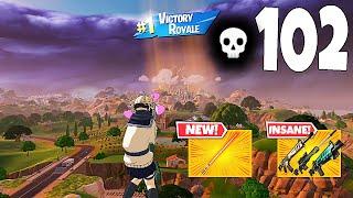 102 Elimination Solo Vs Squads "Zero Build" Gameplay Wins (Fortnite chapter 5)