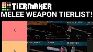 Melee Weapon Tierlist & Tips! Baal Meta I Evil Dead:The Game