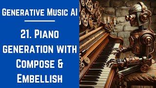 21.  Piano Generation with Compose and Embellish - Generative Music AI