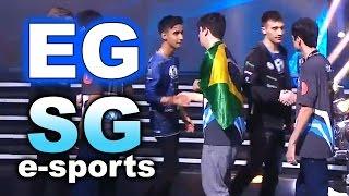 EG vs SG e-sports Brazil - KIEV MAJOR EPIC! LEGENDARY DOTA 2