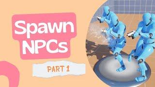 AI spawner for Lyra : teams, pawn data and how to make them fight in UE5! NPC spawning Part 1