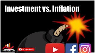 Investment vs Inflation  #investieren #aktien #inflation