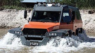 AVTOROS | See the amphibious all-terrain vehicle that has 8 wheels.