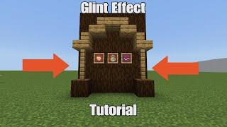 How To Change Glint Effect In Minecraft