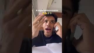 The night before an exam|#studying at last time #study A night before exam #reels