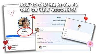 how to one name on facebook old accounts ( new way )