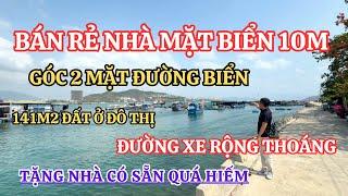 Đành lòng bán Nhà 10m Mặt BIỂN Nha Trang vô cùng hiếm toàn bộ 141m2 đất ở đô thị 2 mặt tiền