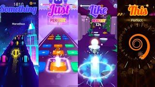 Something Just Like This - Dancing Road Vs Color Hop 3D Vs Hop Ball 3 Vs Smash Colors 3D