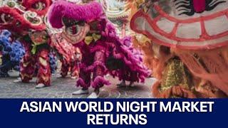 Asian World Night Market returns with 40+ food vendors, music, lion dance and more | FOX 7 Austin