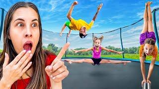 ABC GYMNASTICS CHALLENGE  ACRO, FLIPS, BAR, TRAMPOLINE