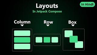 Learn Column, Row, and Box Layouts in Jetpack Compose | Full Tutorial