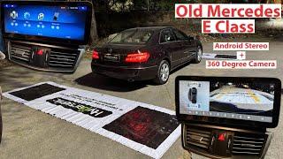 Old Mercedes E Class Got Android Stereo + 360 Degree Camera | Luxury Cars Modification | Hypersonic