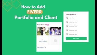 How to add Portfolio on Fiverr / How to add Fiverr top Clients / Urdu-Hindi