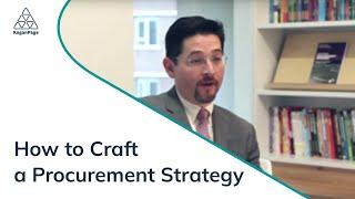 How to craft a procurement strategy | Carlos Mena