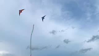 #stuntkite#layanganstuntkite#komamkite Layangan stuntkite komam kite suara seperti JET