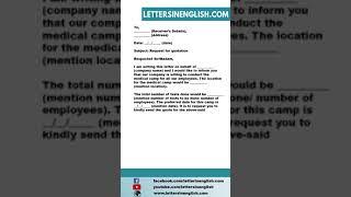 Request Letter for Quotation Regarding Medical Campaign in Office