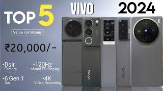 Top 5 Vivo Phones Under 20000 in 2024 - 5G | OIS with 4K, 120Hz, 6000mAh | Vivo Phone Under 20000