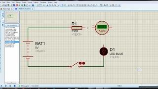 Proteus for beginners turorial#2 - Measuring current in an LED circuit